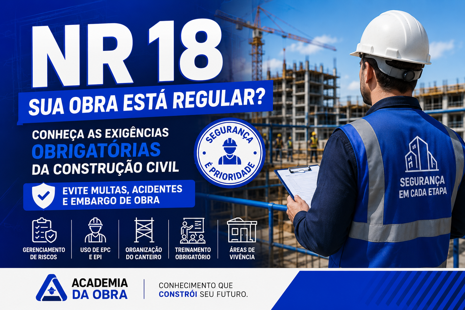 NR 18: o que é e quais são as exigências obrigatórias na construção civil?